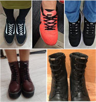 Par De Cordones Elásticos Sin Atar Para Niños Y Adultos Zapatillas Cuerda Redonda De Metal Para Zapatos Semicírculo - details 5