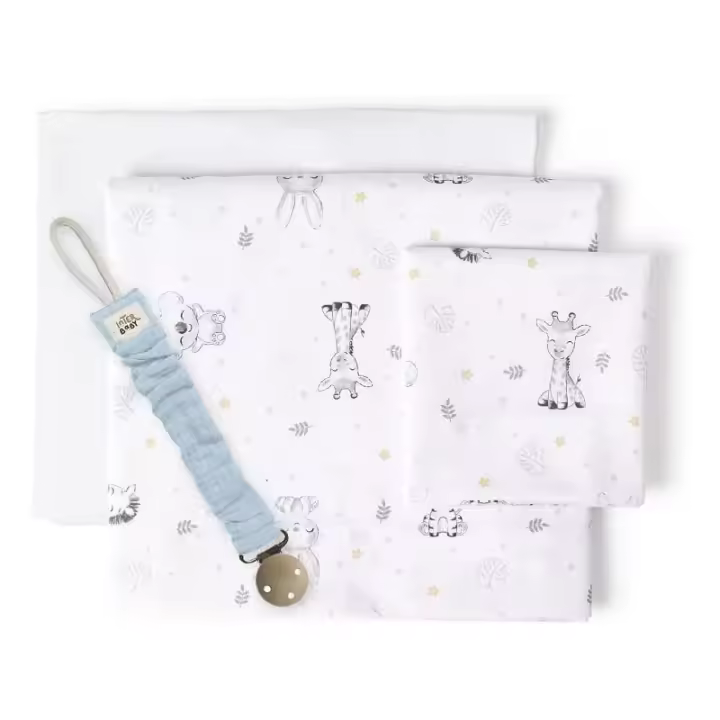 Interbaby - Juego de Sábanas Cuna Koala Algodón 60x120 - 3 Piezas - 1