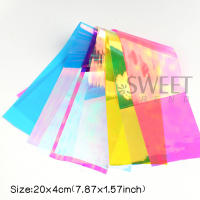 8pcs Película De Uñas Aurora Holográfica Con Diamantes Ice Cube Papel Transferencia Cellofán Decoración Para Manicura Cubierta Total - details 6