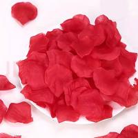 2000pcs/100Pcs Pétalos De Rosas Artificiales Rojas Blancas Y Rosa Para Decoración Romántica De Bodas Y Fiestas Regalos De Novia - details 4