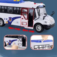 Coche De Policía Simulado Con Luz Y Sonido Juguete De Coche De Arrastre Para Niños Camión De Bomberos De Plástico ABS Regalo Para Niños - details 6