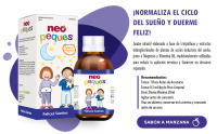 NEO PEQUES | Jarabe Infantil Felices Sueños | 150 ml | Para Problemas de Sueño e Inquietud en Niños | Ayuda a Dormir Mejor | Con Melisa, Tilo, L-Triptófano, Magnesio y Vitamina B6 - details 2