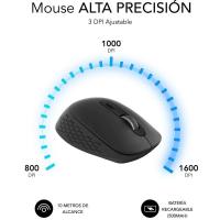 Ratón Ergonómico Inalámbrico por Bluetooth/ 2.4GHz Subblim Curve Ergo Dual Battery/ Batería recargable/ Hasta 1600 DPI - details 3
