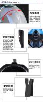 Máscara de buceo, máscara de respiración seca completa, gafas de buceo de doble tubo, máscara de snorkel de cara completa de silicona - details 14