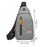 Mochila Grande Para Hombres Moda Casual Con Contraste De Colores Bolso Transversal De Negocios Con Cierre De Cremallera Material Principal De Poliéster - details 1
