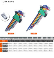 Juego De Llaves Hexagonales Allen Larga Mano 9PCS 1.5mm a 10mm Herramientas Manuales Para Reparación De Bicicletas Kit De Destornilladores Multifuncionales Antideslizantes - details 2