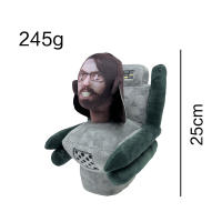 Muñeco De Peluche Skibidi Toilet Titan Camcordeman Juguete Cámara Soft Para Baño Con Música Y Letras De Yeah Yeah Yeah - details 6