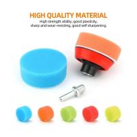 Kit De Pads De Polvo Para Coche 29 Piezas Espuma 1.2/2/3 Pulgadas Adaptador De Perilla M14 Herramienta De Polvo De Automóvil Conjunto De Esponja Para Limpieza Y Cera - details 3
