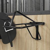 vidaXL Soporte de silla montura de pared plegable hierro negro - details 2