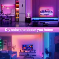 Tira De LED RGB 5V 3535 Sin Batería Pero Con Socket USB Para Iluminación De TV Decoración Interior No Impermeable Para Sala De Estar - details 1