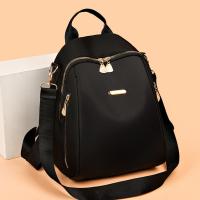 Mochila De Moda Ligera Para Estudiantes Universitarios Gran Capacidad De Viaje De Tela Oxford Mochila Suave Con Manija Cierre Con Cremallera Para Mujeres - details 7