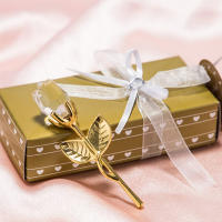 Regalo De Día De La Madre Para Novia Rosa De Cristal Artificial Flores Del Amor Eterno Para Aniversario Boda Suministros De Fiesta - details 7
