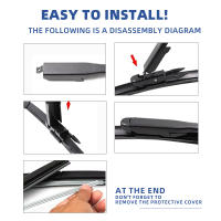 Limpiaparabrisas Delanteros Y Traseros LHD Para Mercedes Benz Clase B W245 W246 W247 2005-2023 B180 B200 B220 B250 Accesorios De Pintura - details 5