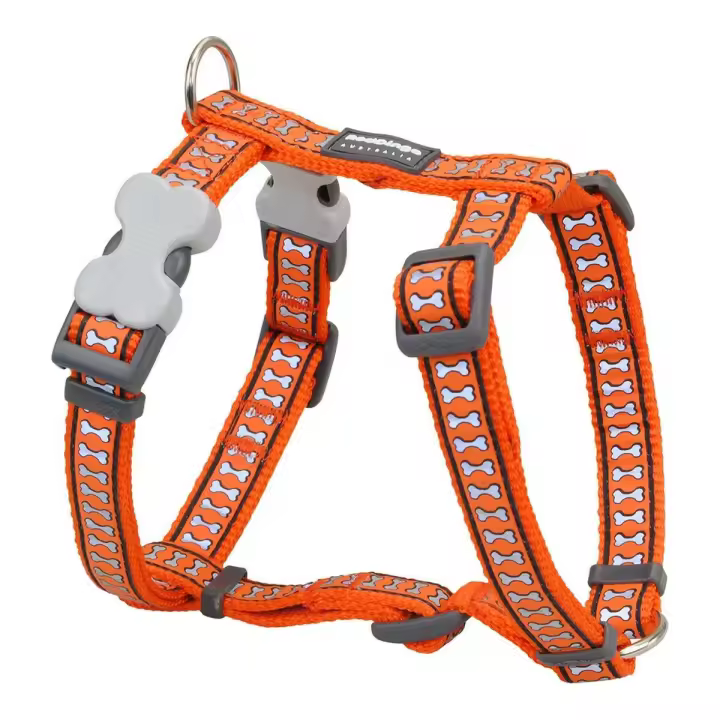 Arnés para Perro Red Dingo Hueso Reflectante 30-48 cm Naranja - 1