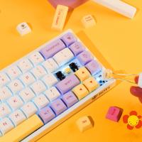 Keycaps PBT XDA Profile 135 Teclas Personalizadas Lindas Proceso De Sublimación Térmica Para Cherry/Gateron XM Switch (Helado) - details 5