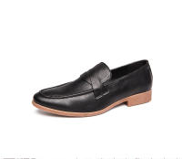 Zapatos De Cuero Genuino Para Hombre Tallas Grandes 46 47 Estilo Británico Coreano Zapatos Lujosos Casuales Con Punta Pointy Cerrado SLIP-ON Para Oficina Y Vida Diaria - details 3