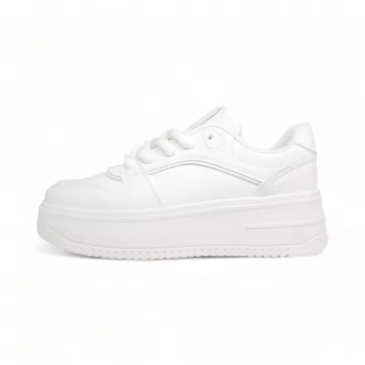 HLUNA - Zapatillas de deporte con Plataforma - Cordones Anchos - Color Blanco - ZO-YD7820-01 - 1