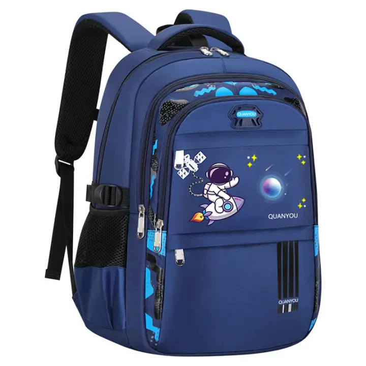 Mochila de astronauta para niños y adolescentes, mochila escolar de gran capacidad para niños, escuela primaria media, Azul, Moderno - 1