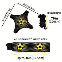 Cinturón Ajustable De Entrenamiento De Fútbol Para Tiro Libre Y Control De Skills En Cintura Poliéster Para Jugadores De Fútbol - details 0