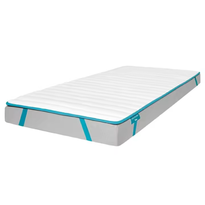 Cecotec Topper Acolchado Flow TopCloud 135x190. Cubrecolchon Sobrecolchon. Espuma Supersuave y Fibra Siliconada - 1