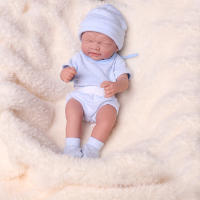 Muñeca Bebe Reborn De 35cm Silicona Realista Para Niñas Y Niños Muñeca Emoticon Llorando Juguete Interactivo Para Niños Mayores De 3 Años - details 30