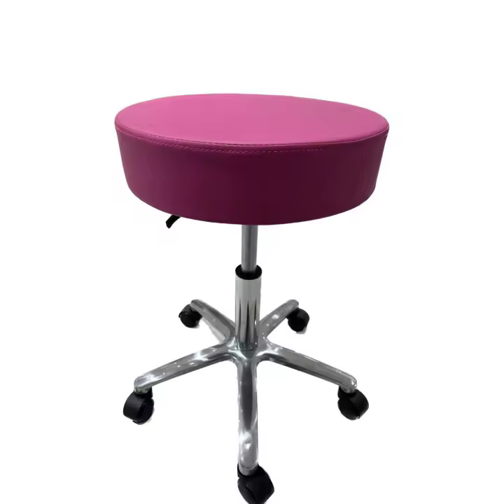 COMODO SILLA GIRATORIA DE POLEA,BARRA DE RECEPCION SE PUEDEN LEVANTAR Y BAJAR,TABURETES ALTOS,SILLA ALTA ,SILLA DE DECORACION DEL HOGAR,SILLA PU ASIENTO,MUEBLES DECORATIVOS,TABURETE PARA MANICURA Y PEDICURA,SILLA SALON - 1