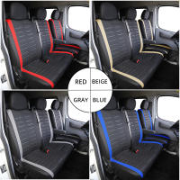 Funda De Asiento De Coche Roja 1+2 Para Renault Master 3 Jumpy De 2008 a 2016 Universal Para Transporte Material Polyester Cuatro Estaciones - details 3