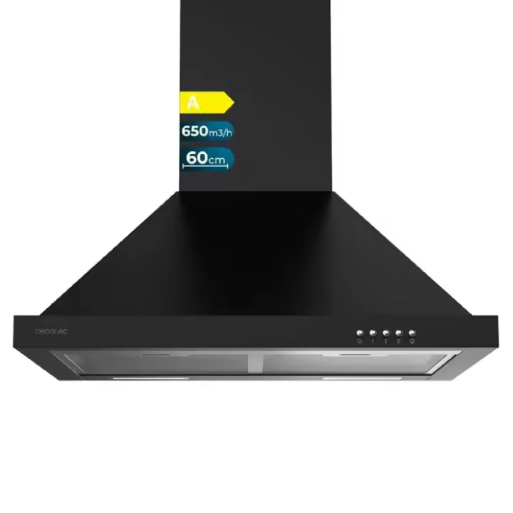 Cecotec Campana pirámide Bolero Flux PM 606500 Black A - 1
