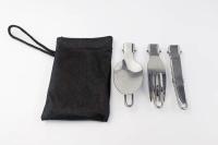 Cuchara De Acero Inoxidable Plegable Para Camping Y Cocina Al Aire Libre Ultra-Ligera Con Forks Y Cucharas 1-10PCS - details 5