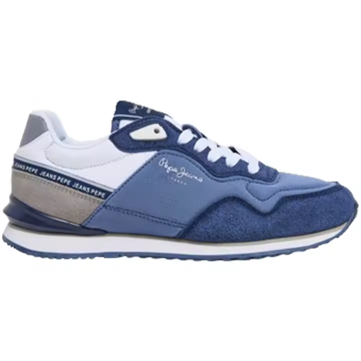 Zapatillas Pepe Jeans London Seal para niños en color azul - 1