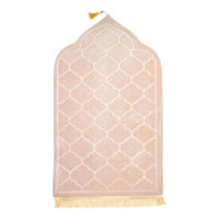 Alfombra De Oración Portátil Para Viajes Soft Worship Non-slip Con Diseño De Plegado De Flannel Para Musulmanos Durante El Ramadán Alfombra Antideslizante Para Interior - details 0