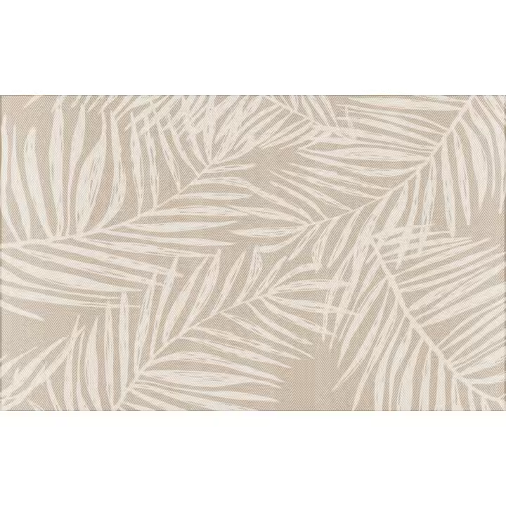 VINILIKO, Alfombra interior/exterior PVC Hojas beige, imitación textura natural - 1