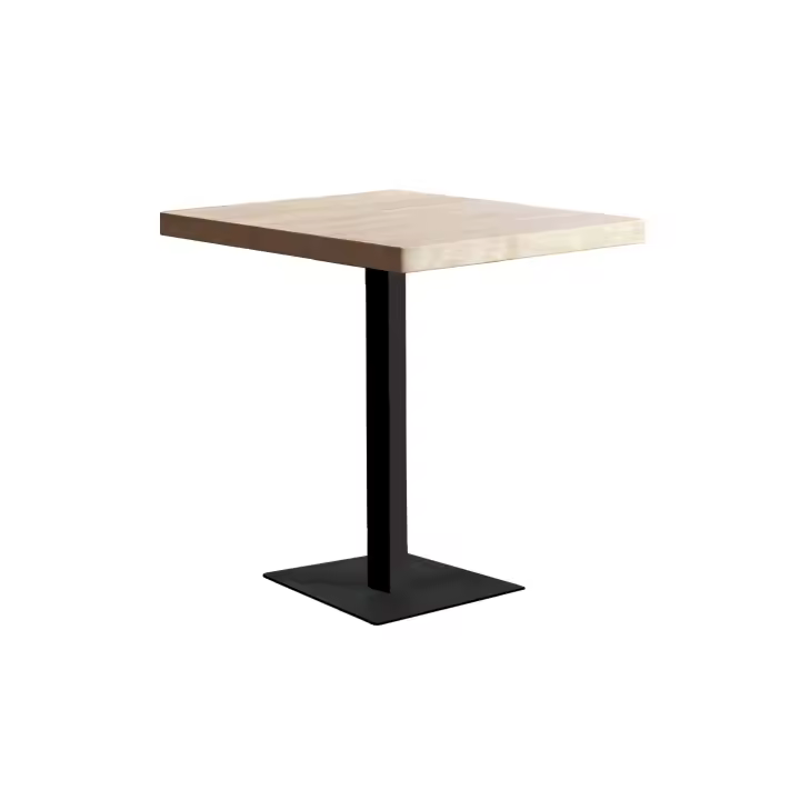 MESA MOSS 60 X 60 CM  ROBLE NORDISH / NEGRO.  ADC MUEBLECENTER  Envío Gratuito - 1