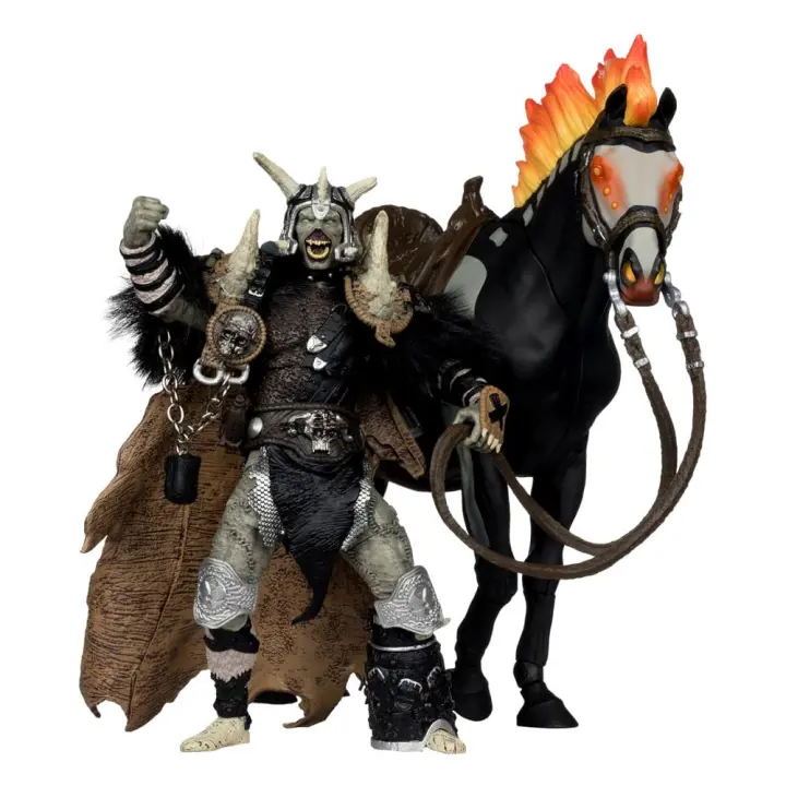 Spawn figura hacha de sangre con caballo (Spawn: las edades oscuras) (Mcfarlane Toys 30º aniversario) (Etiqueta dorada) 18 cm - 1