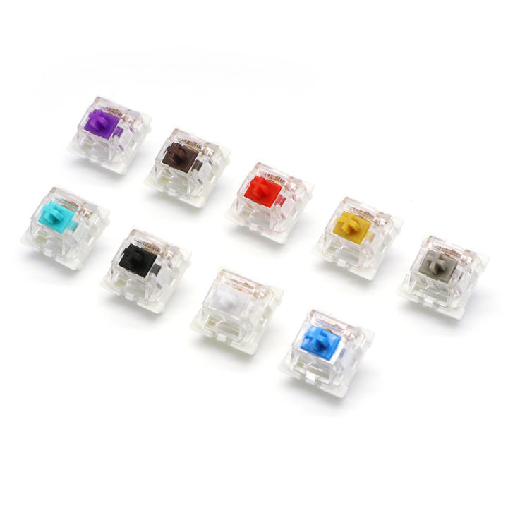 Interruptores Lineales Tactiles Silenciosos Outemu Para Teclado 3Pin Colores Gris Blanco Rojo Azul Verde Jugando Switches Mecánicos