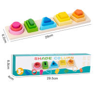 Juguetes Educativos Montessori De Madera Con Atracción Magnética Para Niños Puzzle De Colores Y Formas Para El Desarrollo Cognitivo - details 25