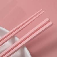 5Pares De Palillos De Colores Macarón Estilo Japonés Antideslizantes Resistente a Altas Temperaturas Para Sushi Uso Reutilizable Utensilios De Cocina De Plástico Sin Pintura Ni Olor Regalo Único - details 5