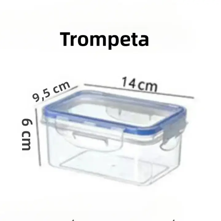 Juego De Contenedores De Alimentos Airtight Con Tapa Caja De Alimentos Plástica Tapa Hermética Contenedores De Alimentos Para Cocina - 1