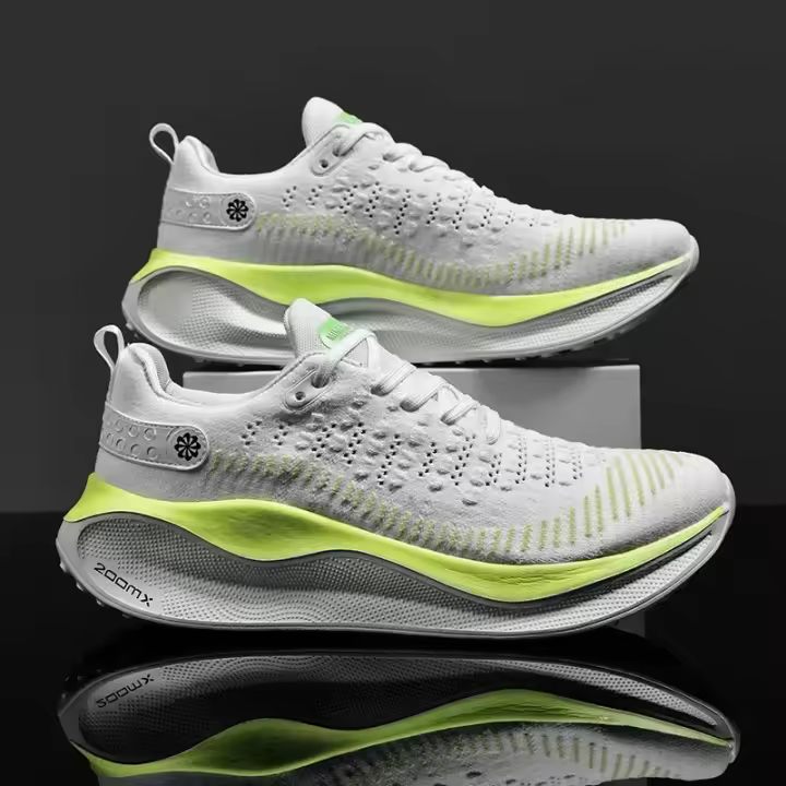 Zapatillas De Tenis Para Mujer Y Hombre Malla Cómodas 2024 Running Con Placa De Carbono Almohadillado Deportivas Entrenamiento Caminar Unisex - 1