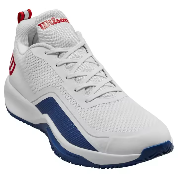 Zapatillas de Pádel Wilson Rush Lite Blanco/Azul/Rojo 2025 - 1