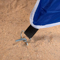 AKTIVE, Sombrilla playa grande, 240 cm, Protección UV50, Mástil acero, Regulable en altura, Tejido poliéster, Funda transporte, Sombrilla para la playa, Sombrillas grandes, Sombrilla playa grande - details 7