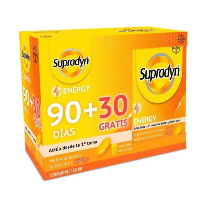 Bayer Supradyn Activo 90 Comprimidos + 30 Gratis - 1