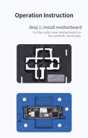 Plataforma De Reflambeo QIANLI Para Series iPhone X 11 12 13 14 Con Estación De Plantación De Cinc Y Stencil Herramienta Manual De Alta Calidad - details 3