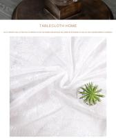 Mantel De Lámina Transparente De Encaje Bordado PVC Para Mesa Redonda Hogar Resistente Al Agua Y Aceite Estilo Europeo - details 16