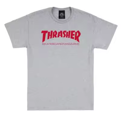 Camiseta Thrasher Skate Magazine gris TSTHRSKAMA - 1