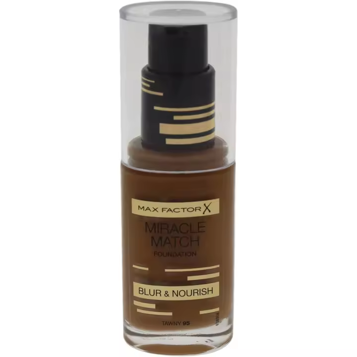 Max Factor Miracle Match Foundation Base de maquillaje, Tawny 95, 30 ml - 1