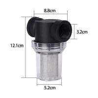 Conector De Riega Jardín 3/4 1 1.5 2 Pulgadas 120 Malla Filtro De Rociador Herramientas De Riego Por Goteo Plástico DIN - details 21