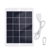 Cargador Solar Portátil 3W 5V Impermeable USB Para Carga De Móviles Ventiladores LED Monitor Cámara Panel Solar Mini - details 7