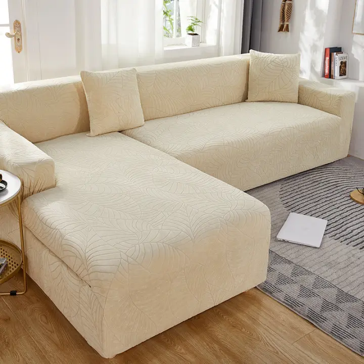 Fundas para Sofa Elastica 3/2/4/1 Plazas Funda De Sofa Chaise Longue L Cubierta De Sofa Ajustables Universales Cubre Sofa De Protector para Sofás Verano Mascotas Funda Sofa Gatos - 1
