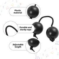 2 Pcs Instrumentos Musicales De Percusión Africano Rhythms Aslatua Shakers Bolas De Arena Para Principiantes Y Fiestas - details 5